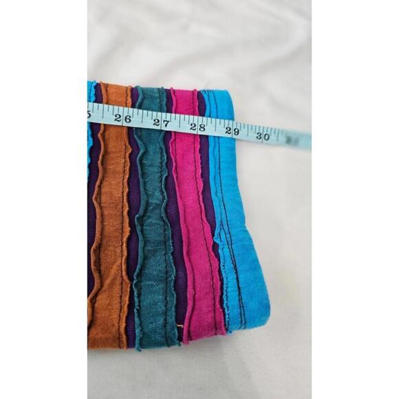 K.P.C. Colorful Handmade Purple Bohemian Floral Embroidered Pants Small - Picture 5 of 10